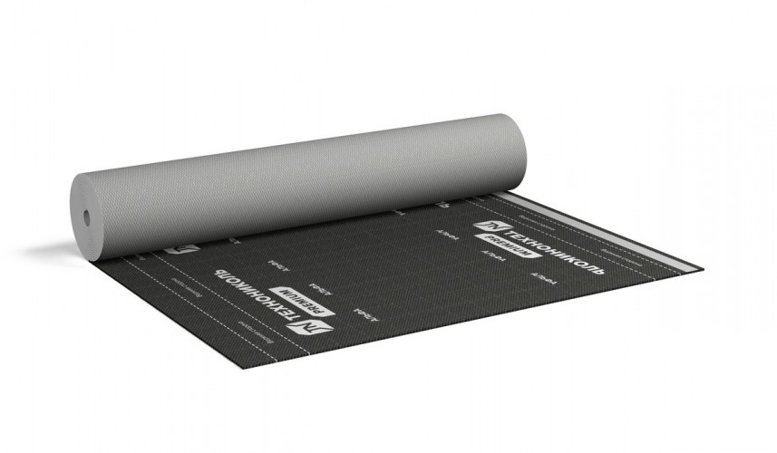 Альфа ВЕНТ 130 1,5х50м, 75м2 гидро-ветрозащитная диффузионная мембрана ТехноНиколь