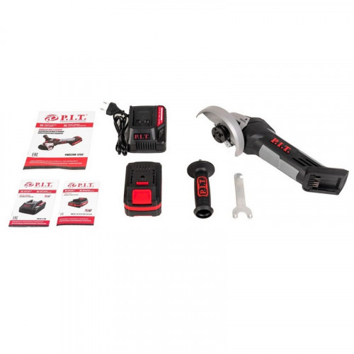 Углошлифовальная машина УШМ аккумуляторная 125мм, 20В, 8500 об/мин P.I.T. PWS20H-125C/1