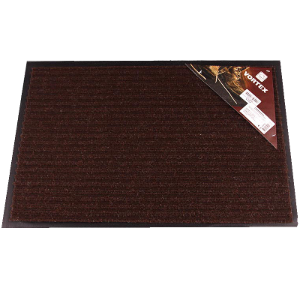 Коврик на резиновой основе Vortex 40х60 см, коричневый