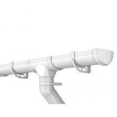 Воронка желоба ПВХ, Белый Оптима Технониколь 054346