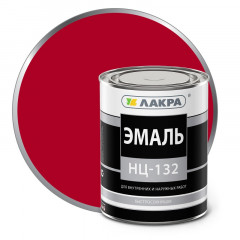 Эмаль НЦ-132 Красный 0,7 кг Лакра