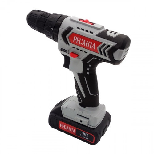 Дрель-шуруповерт аккумуляторная ДА-18Л-2ЛК-У Ресанта
