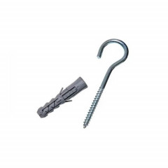 Дюбель с шурупом крюком S-10(WX) WKR, шт