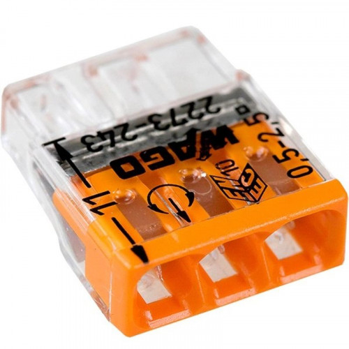 Клемма 3х(0,5-2,5мм) WAGO