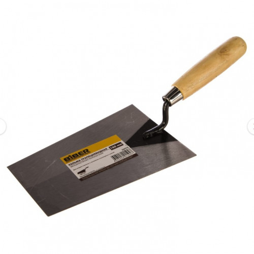 Кельма трапециевидная нержавеющая 180мм Бибер 35415