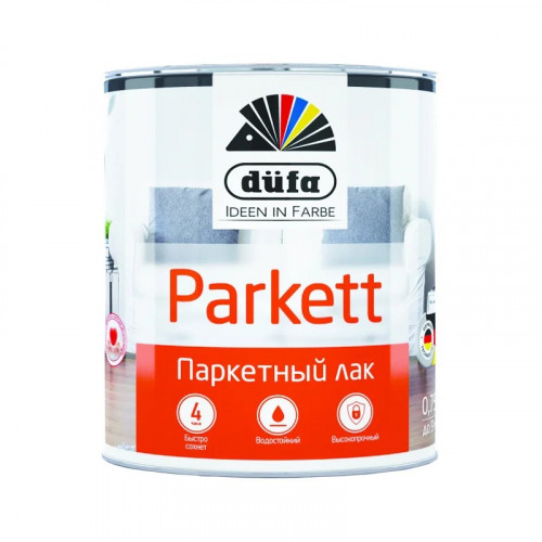 Лак паркетный Dufa Parkett глянцевый 0.75л