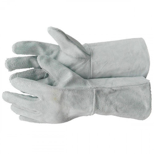 Краги сварщика спилковые без подклада серые Weldestar HL-B008