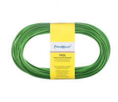 Трос стальной в ПВХ оплетке зеленый, 2,5мм, 20м РемоКолор 51-9-017