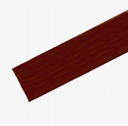 Стык с дюбелем разноуровневый 30х900мм Вишня Деревенская алюминиевый Русский профиль