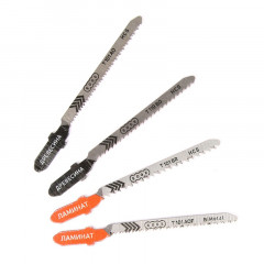 Набор пилок для лобзика, универсальный 4шт, Patriot 814010015