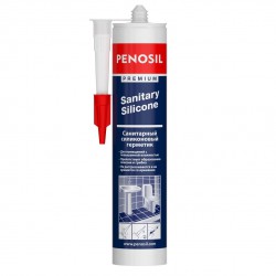 Герметик силиконовый санитарный прозрачный Penosil Premium 280 мл