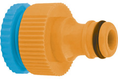 Штуцер для шланга пластиковый, 3/4"х1" внутренняя резьба 64-2-008
