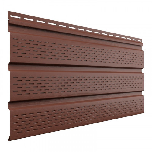 Софит с полной перфорацией 3000мм, Каштан Технониколь