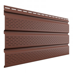 Софит с полной перфорацией 3000мм, Каштан Технониколь