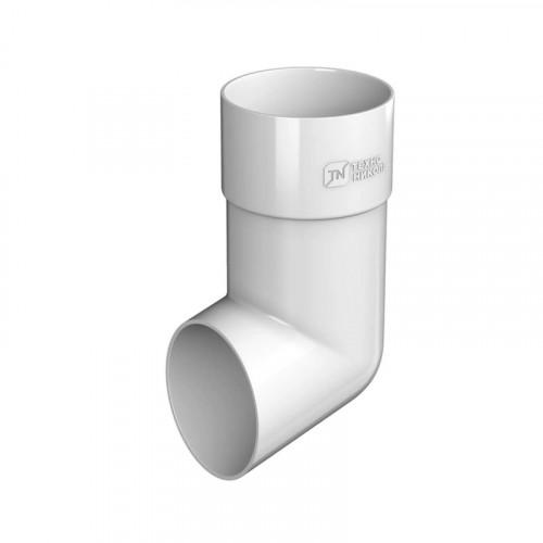 Слив водосточной трубы ПВХ, Белый Технониколь 359449