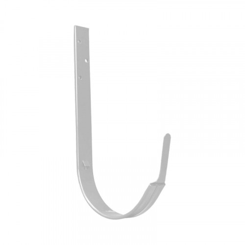 Держатель желоба металлический белый
