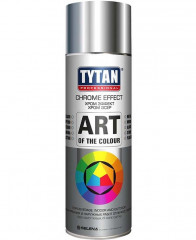 Краска аэрозольная акриловая Хром Tytan 400мл