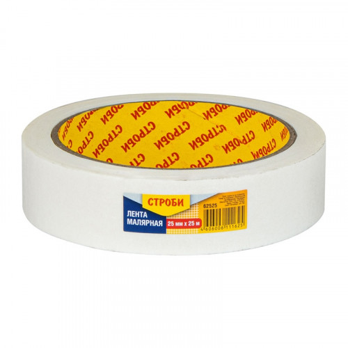 Скотч малярный 25м х 25мм Строби 62525