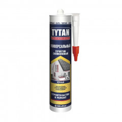 Герметик силиконовый универсальный черный Tytan Professional 280 мл