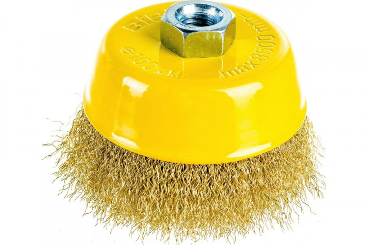 Кордщетка для МШУ чашеобразная 100 мм М14 блистер Бибер 70971