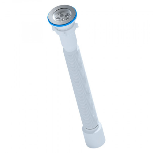 Сифон гофрированный 1 1/2"x50 удлиненный (525-1355мм) АНИ Пласт G115