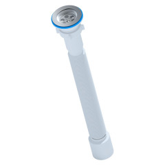 Сифон гофрированный 1 1/2"x50 удлиненный (525-1355мм) АНИ Пласт G115