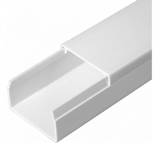 Кабель-канал 12х12 2м с двойным замком пластик Урал Пак КК-19012012-200