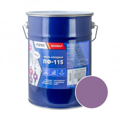 Эмаль ПФ-115 сиреневая Decoself Pufas, 5кг