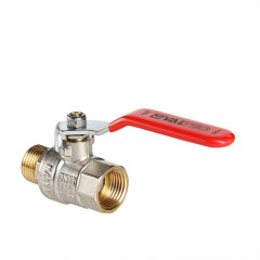 Кран шаровой 1/2 дюйма, рычаг, внутренняя/наружная резьба Valtec VT.215.N.04