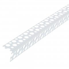 Уголок ПВХ перфорированный штукатурный 25х25х3000