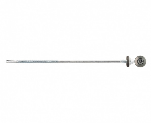 Саморез для сэндвич-панелей 6,3/5,5*200 цинк, 1 шт.