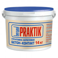 Грунтовка бетонконтакт Beton Kontakt, 14кг Bergauf Praktik