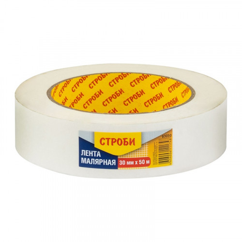 Скотч малярный 50м х 30мм Строби 63050