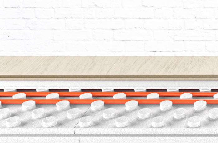 Мат для водяного пола Термопол Комфорт 15шт 50х915х515мм (плита 30мм, бобышка 20мм)