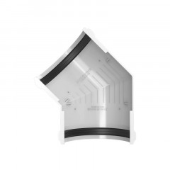 Угол желоба ПВХ 135гр. Белый Технониколь 374746