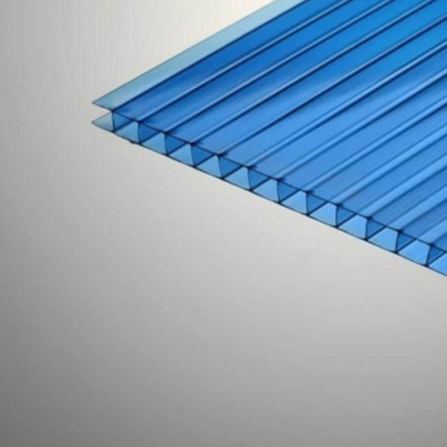 Сотовый поликарбонат 6мм Синий 2,1х6м Соталюкс 0,77 кг/м2