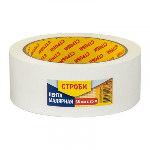 Скотч малярный 50м х 38мм Строби 63850