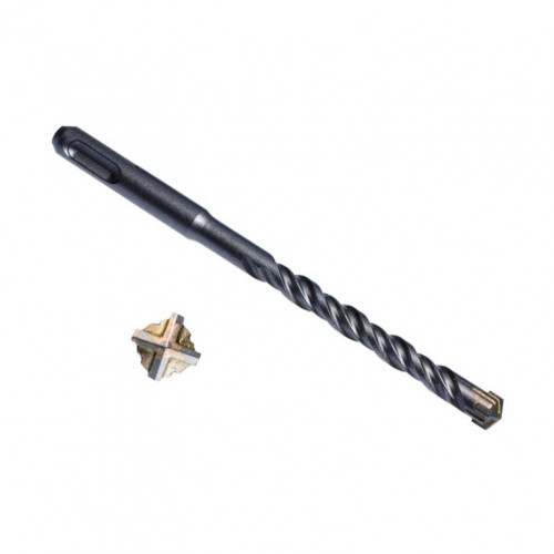 Бур SDS plus 12х210, двойная спираль, четыре режущие кромки РемоКолор 36-3-212