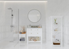 Плитка настенная 250х400х8мм Леона светлая верх Gracia, 14шт/1,4м2/уп