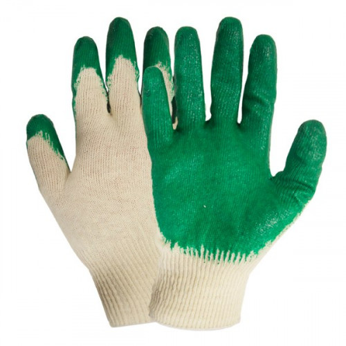 Перчатки трикотажные латексная облитая ладонь