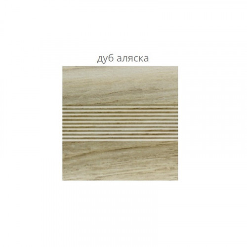 Стык с дюбелем 35х1800мм Дуб Аляска алюминиевый Русский профиль