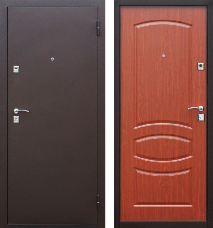 Металлическая входная дверь 960*2050мм, левая Стройгост 7-2