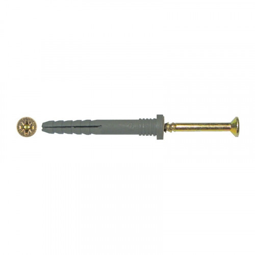 Дюбель с шурупом 6*80 L цилиндрический борт SWFS 100шт