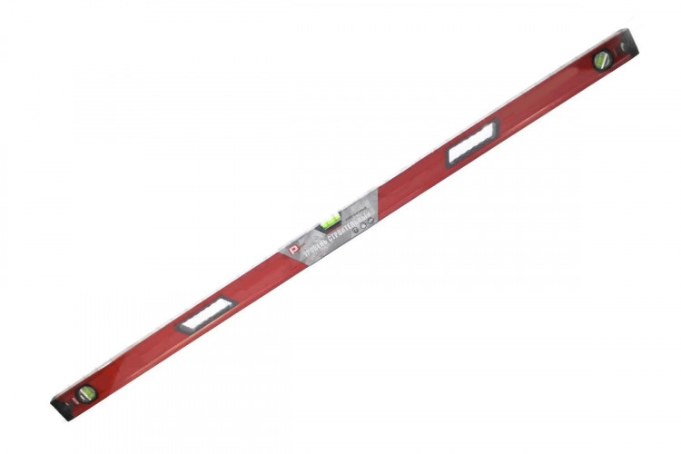 Уровень алюминиевый 2000мм упрочненный магнитный, 3 ампулы, 2 ручки PQtools 2503620