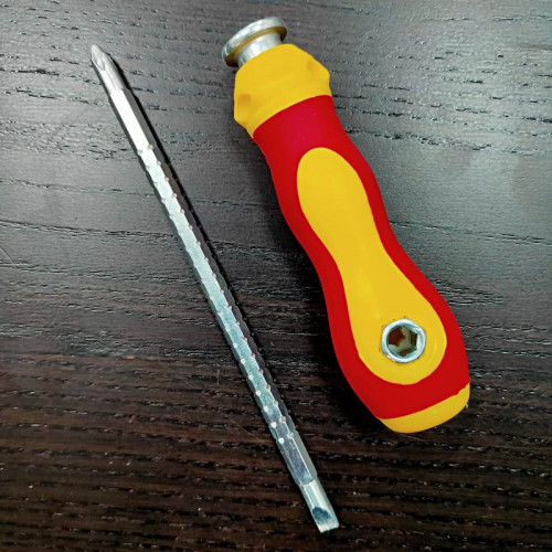 Отвертка съемная двухсторонняя PH2х160мм Vertextools 0029-08-160