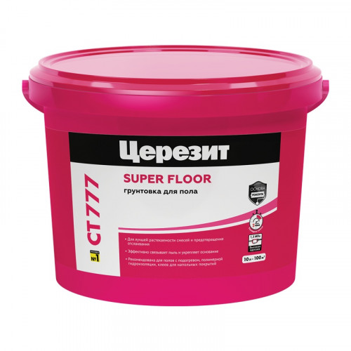 Грунтовка для пола Церезит CТ 777 Super floor, 10л