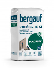 Клей для тяжелых плит Bergauf Maxiflex эластичный класс C2 TE S1, 25кг