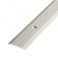 Порожек стыкоперекрывающий дуб арктик ПС-01 1800*25мм, ЛУКА