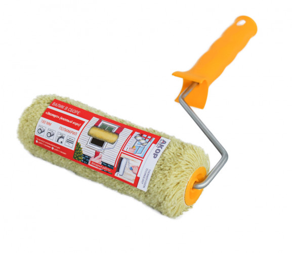 Валик 240мм Эксперт, желтый ворс 18мм, Акор 403