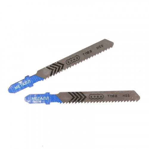 Пилки для лобзика по металлу T118B, 76мм, шаг 2мм, 2шт Patriot 814010002